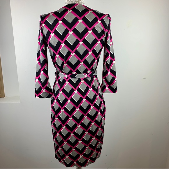 Diane Von Furstenberg Size 2 New Julian Wrap Dress - Picture 5 of 8